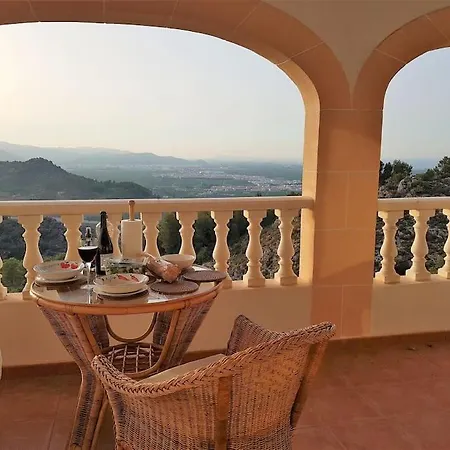 Self Contained, Detached Hillside Near Oliva With Stunning Vistas * Castillo del Reboller